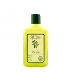 CHI Olive Organics Olive & Silk Hair and Body Oil Oliwka nawilżająca do włosów i ciała z oliwą i jedwabiem – 59ml